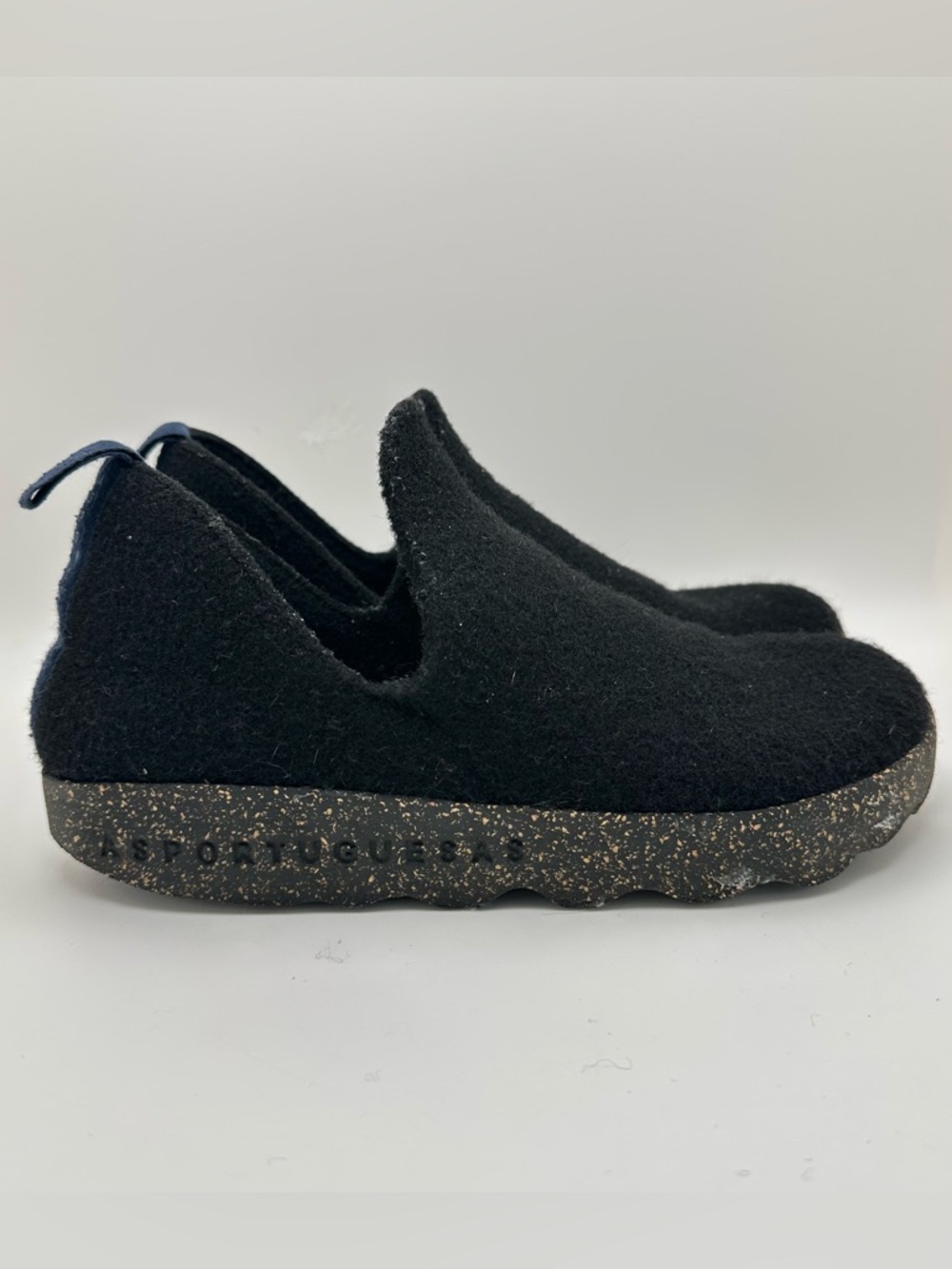 ASPORTYGUESAS Fly LondonPortugal Egofriendly Footwear Black Wool Felt Sz 39 city - Picture 4 of 12